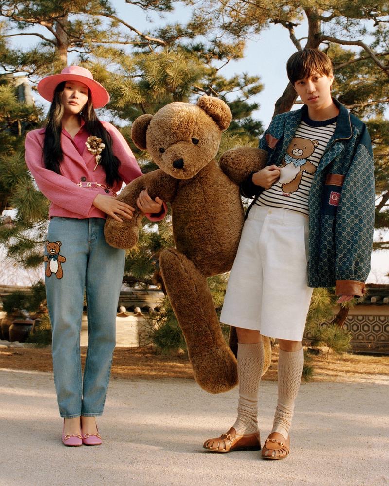 Gucci - KAI, the K-pop star and member of EXO, is the inspiration behind  the new #KAIxGucci collection designed by Alessandro Michele with a  vintage-looking teddy bear wearing a blue b ow