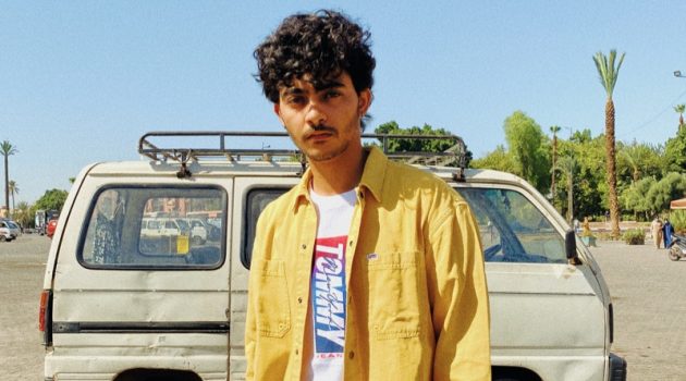 Music manager Yazid Bezaz appears in Tommy Jeans' spring-summer 2021 men's campaign.