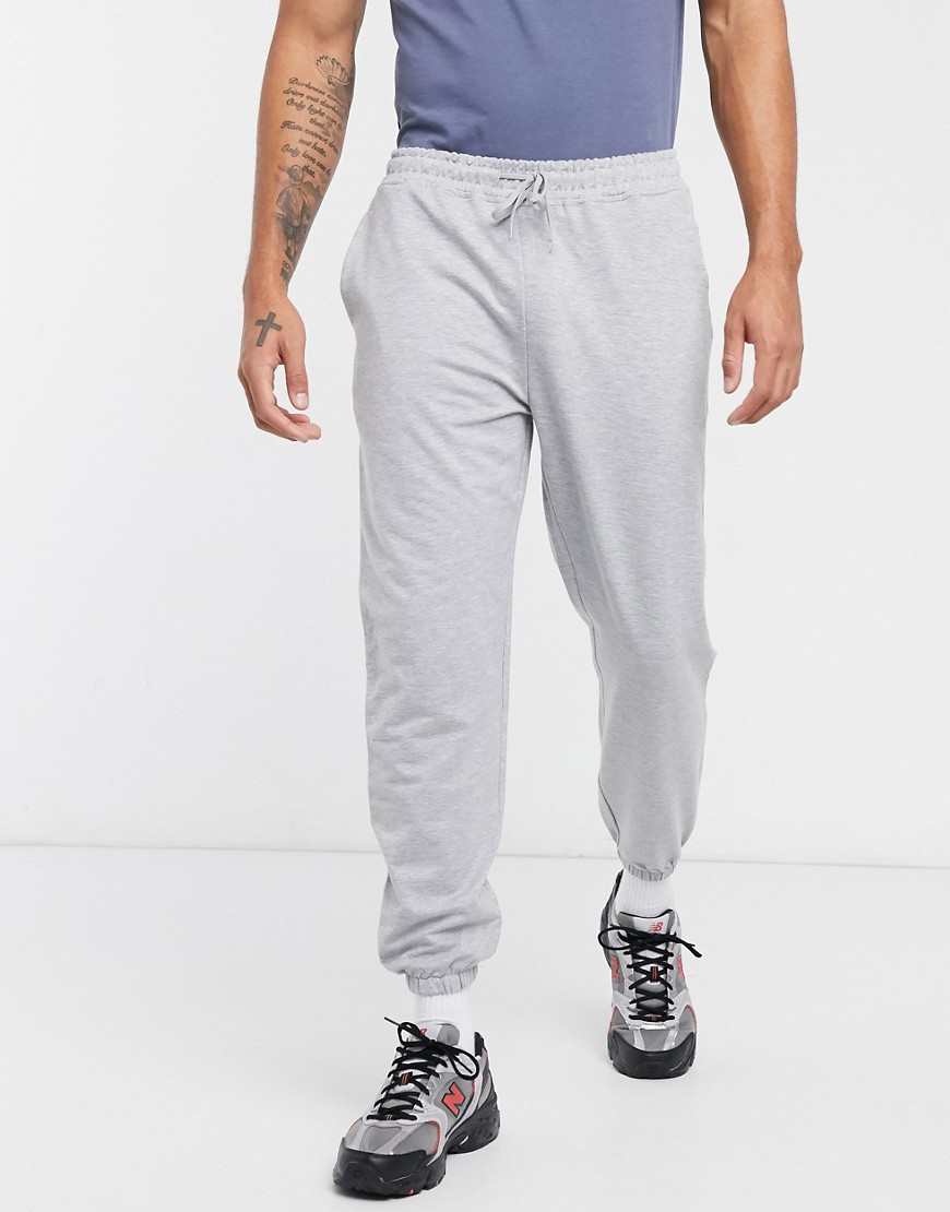 ASOS 4505 icon training sweatpants with tapered fit in gray marl-Grey ...