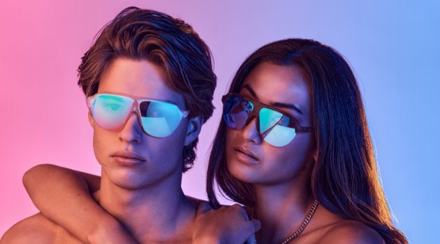 Models Harry Algar and Kawani Prenter star in the Dreamers eyewear Sleep campaign.