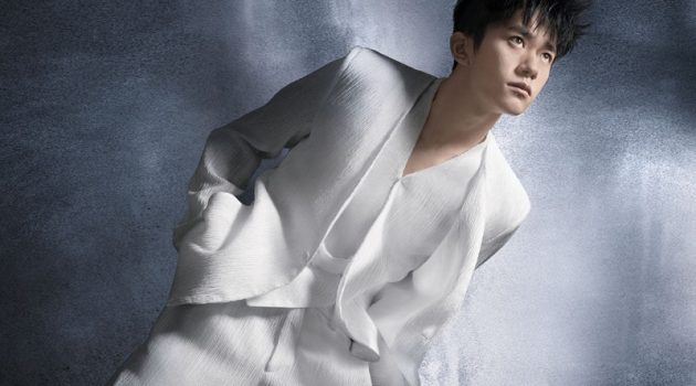 Chinese entertainer Jackson Yee appears in Emporio Armani's spring-summer 2021 campaign.