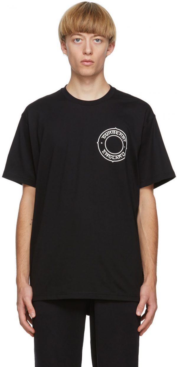 black burberry tshirt