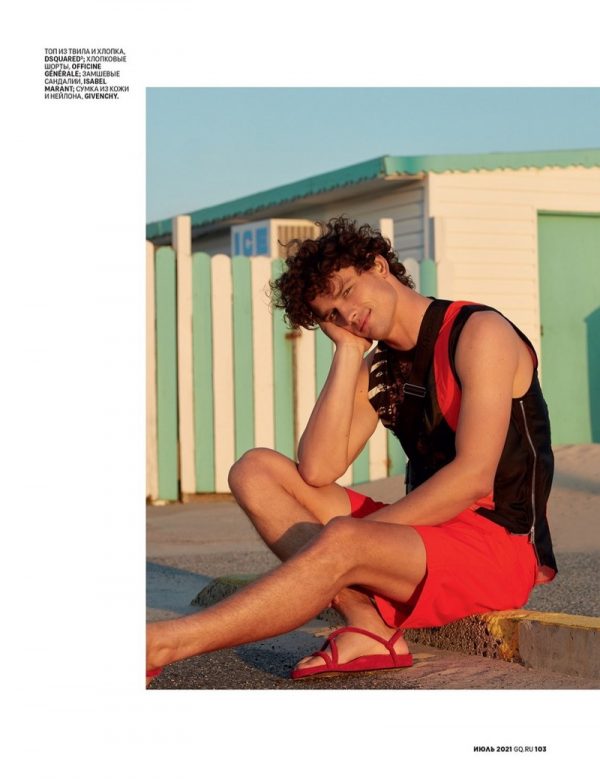 Simon Nessman 2021 GQ Russia Fashion Editorial