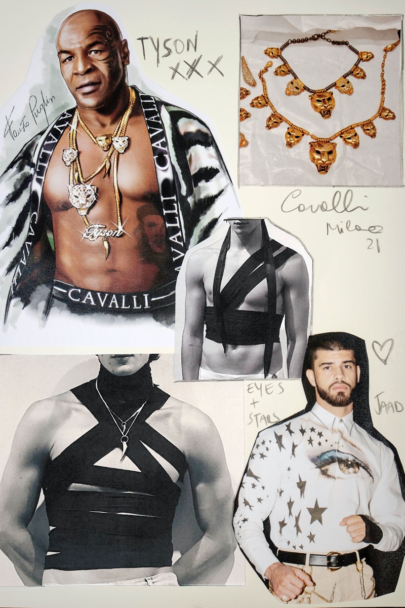 Mens Fashion: Roberto Cavalli Unveils Mike Tyson-themed Spring Collection