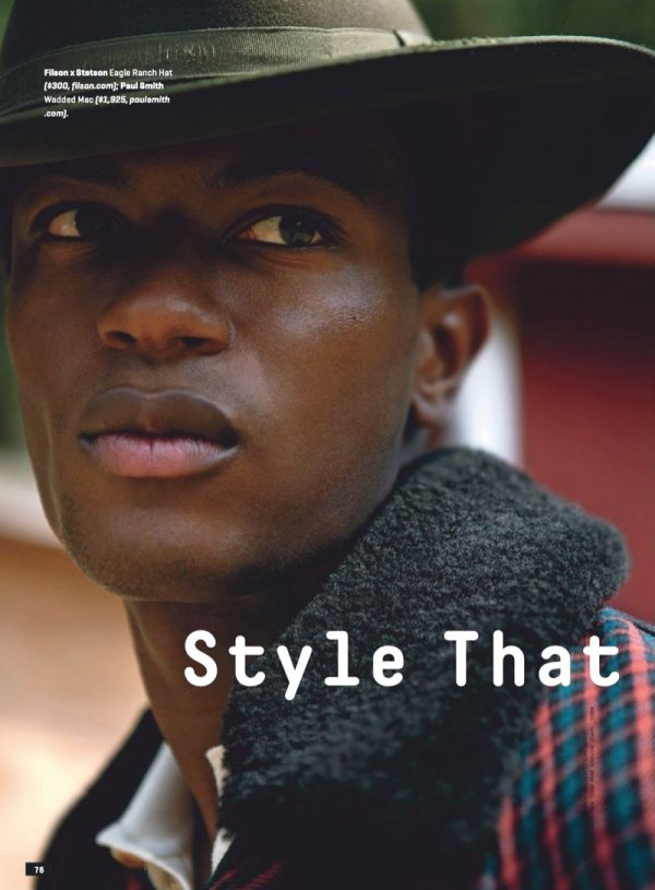 Hamid Onifade 2021 Men's Journal Editorial