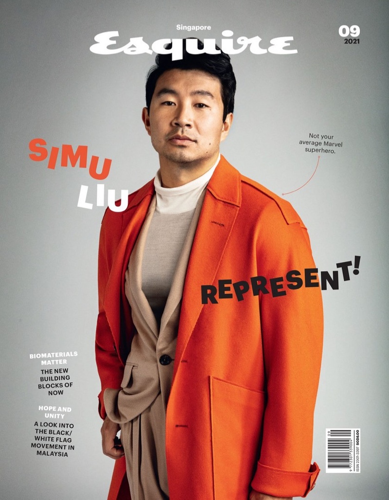 Simu Liu Shang-Chi 2021 Esquire Singapore Cover Photo Shoot