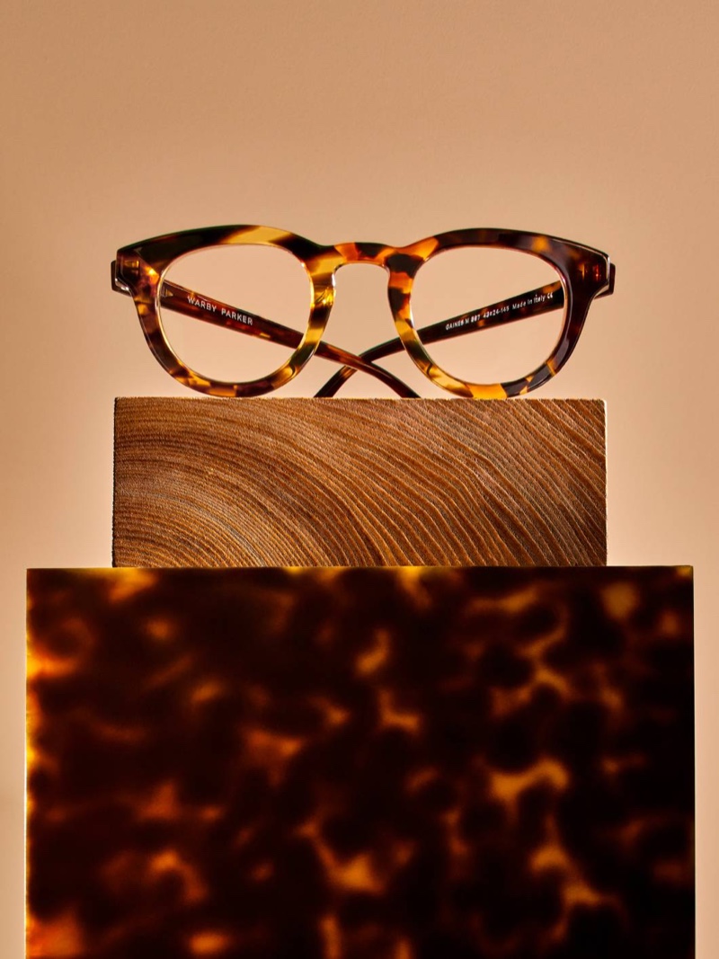 Gaines glasses in Tortoise Collage II from Warby Parker