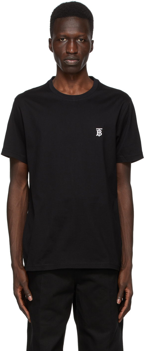 Burberry Black TB Monogram New Parker T-Shirt | The Fashionisto