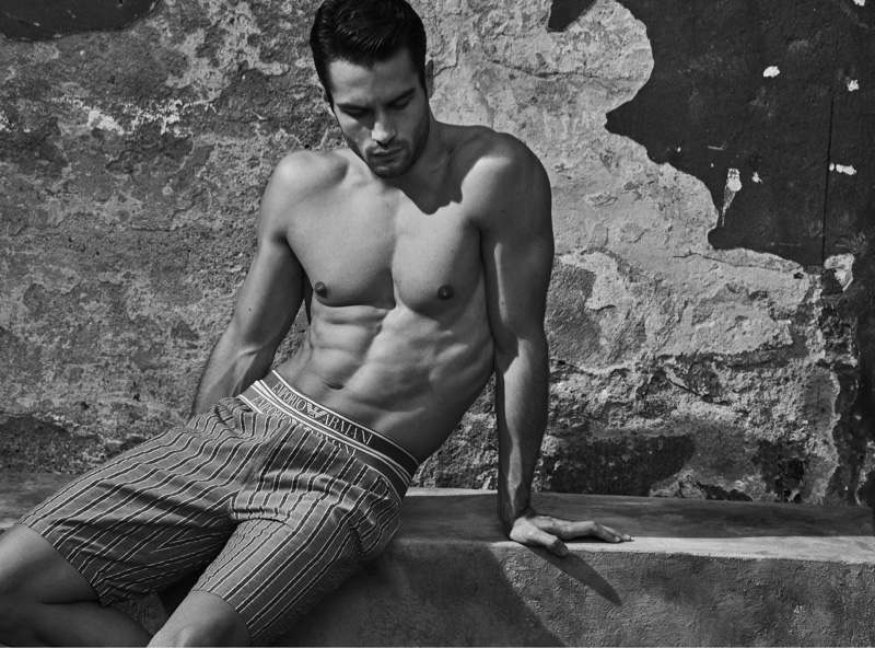 Emporio Armani underwear model