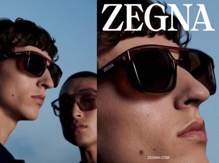 Zegna Campaign Spring 2022 Eyewear Models Saul Symon Sang Woo Kim