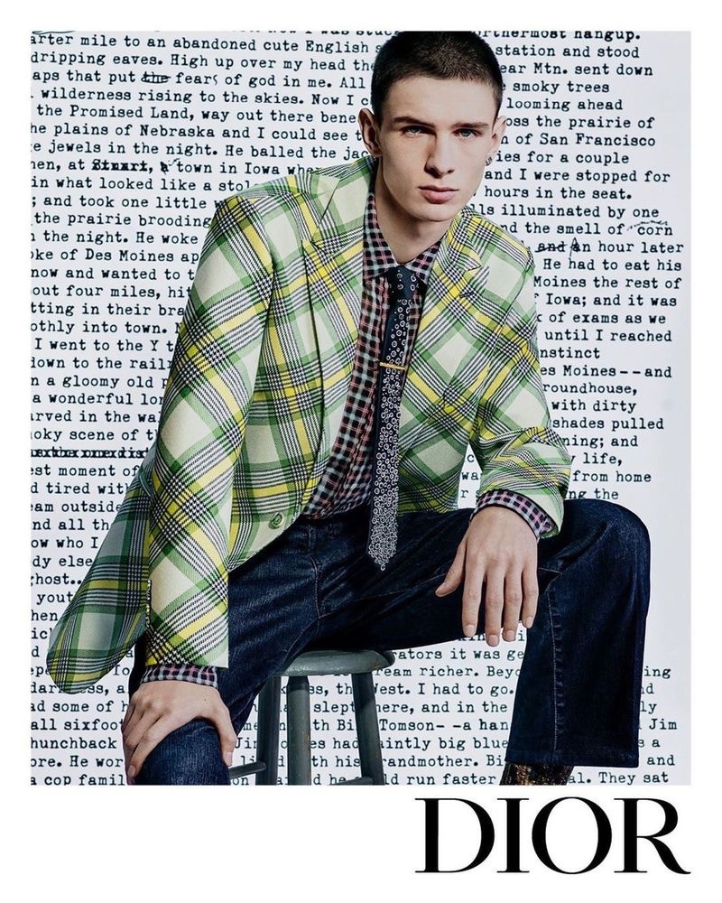 Dior Men Campaign Pre-fall 2022 Jack Kerouac