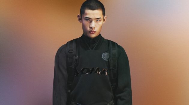 Wang Xiangguo Model Y-3 Campaign Men Fall 2022