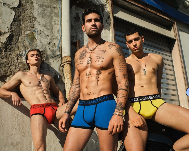 ITALIAN SWIMMERS DOLCE&GABBANA new men's underwear campaig…