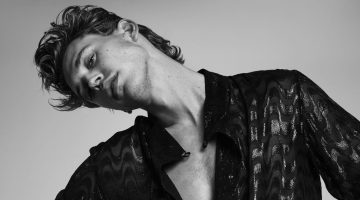 Austin Butler Giorgio Armani Black Style 2022 VMAN Photoshoot