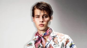 Fiorucci Fall 2022 Men's Campaign Bastien De Bels Model