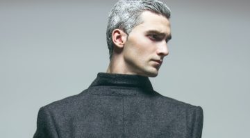 Male Model Backwards Coat