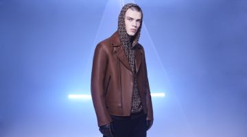 Rudsak Campaign Fall 2022 Markus Rettger Model Leather Jacket