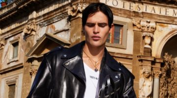 Versace Men Campaign Fall 2022 Parker van Noord Model