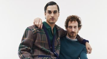 Manu Kumar and Iftach Vardi front Mytheresa's holiday 2022 campaign.