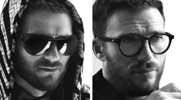 Scott Eastwood Giorgio Armani Eyewear Men Fall Winter 2022 Campaign