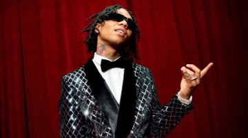 Swae Lee boohooMAN Party Campaign 2022 Diamond Sequin Blazer