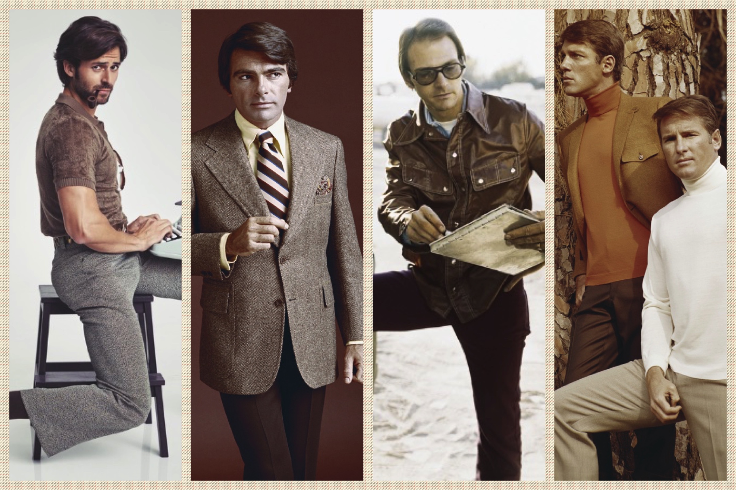 70s fashion men shorts