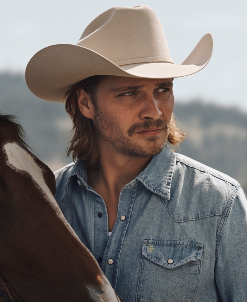 Luke Grimes is the New Face of Stetson Original