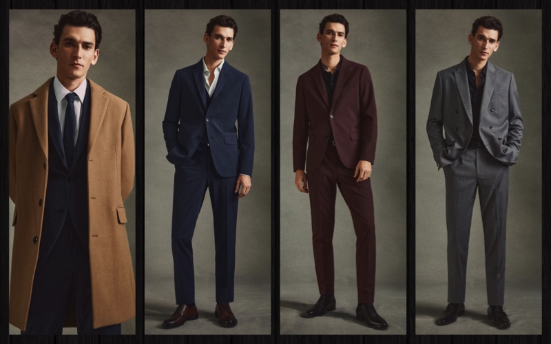 Mango Men's Suits Dress Shirts Fall Winter 2022