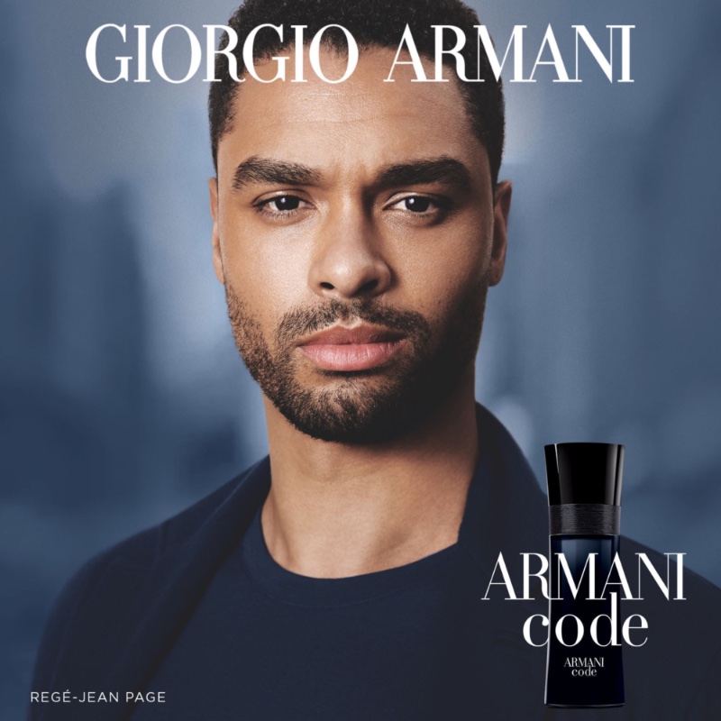Armani Code Campaign Advertisement Regé-Jean Page