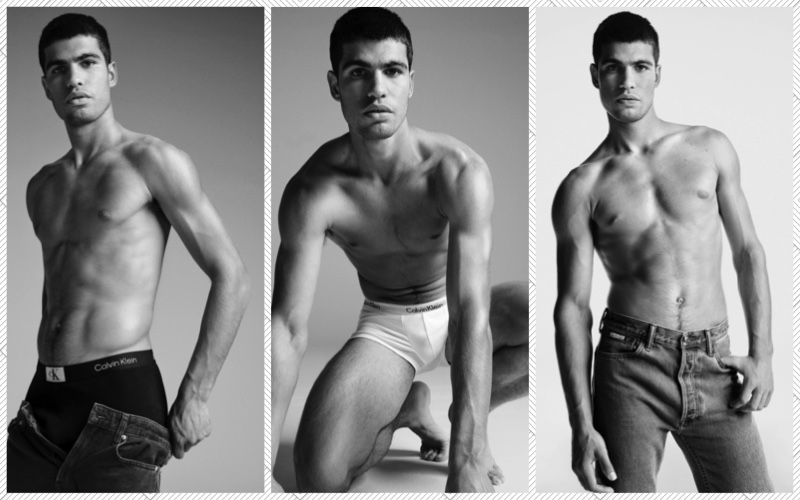 Carlos Alcaraz Poses in Calvin Klein Underwear and Denim for the Calvin or  nothing Campaign