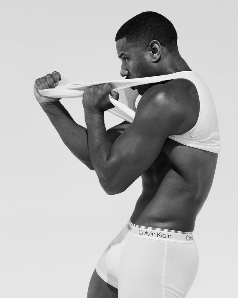 Michael B Jordan Calvin Klein Underwear Ad Campaign 2023