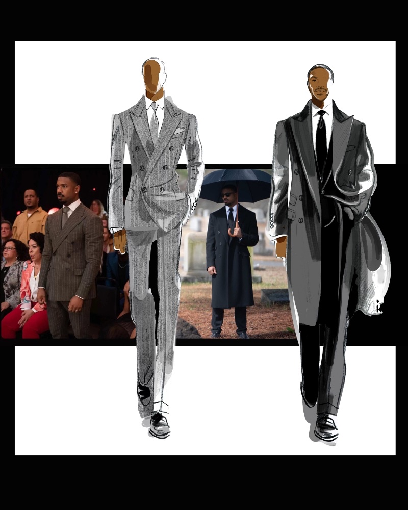 Creed 2 Michael B Jordan Blue Suit - The Movie Fashion