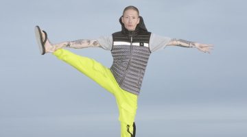 Moose Knuckles Spring Summer 2023 Campaign Noma Han Yoga Pose