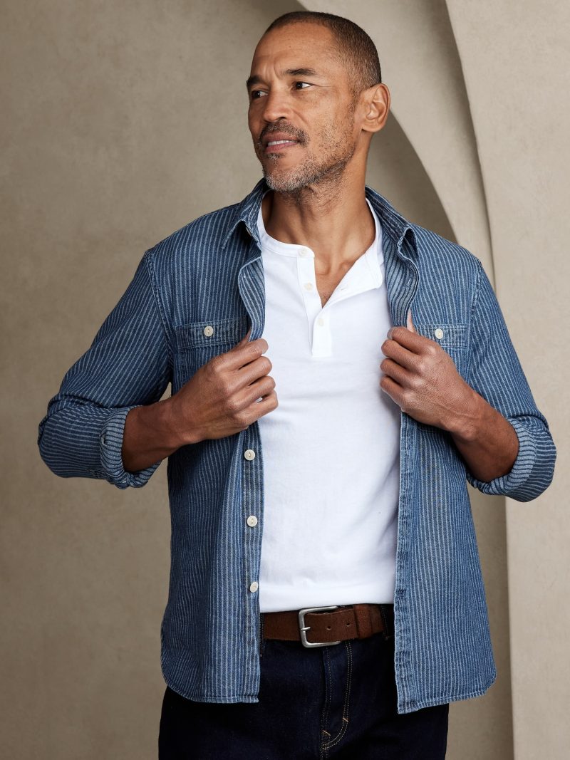 How To Wear a Denim Shirt // 13+ Ways to Style Chambray