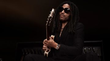 Lenny Kravitz wears a Jaeger-LeCoultre Reverso Tribute Duoface Tourbillon in pink gold for the brand's new campaign.