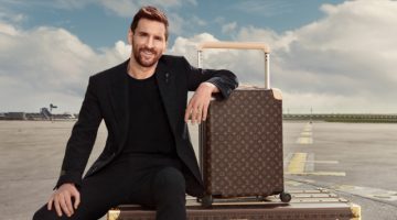 Lionel Messi Louis Vuitton Horizon Campaign 2023 Outside