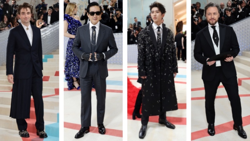 Stars in Dior attend the 2023 Met Gala