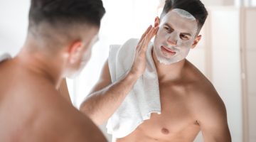 Man Wearing Facial Mask