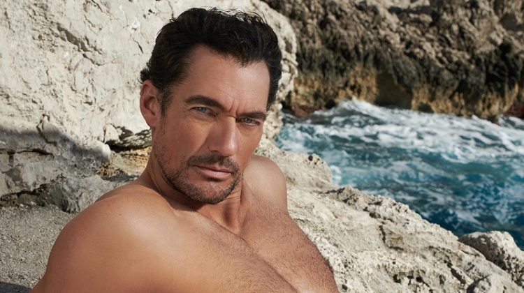 David Gandy fronts the Dolce & Gabbana Light Blue Summer Vibes fragrance campaign.