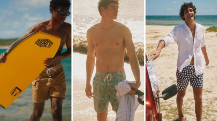 Burberry Embraces Summer with Check Swimwear Campaign