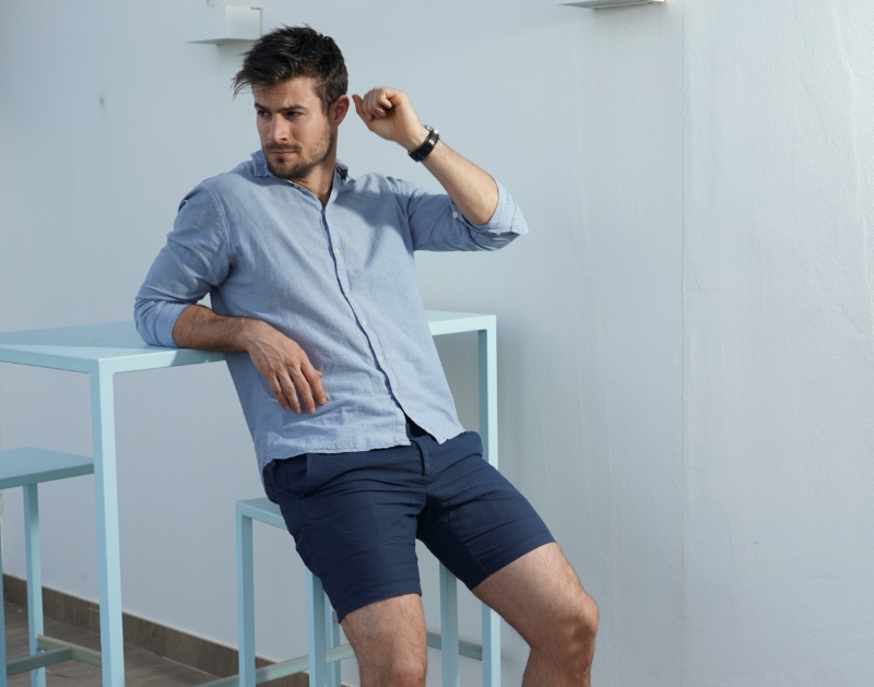 Shorts with Driving Shoes Smart Casual Warm Weather Outfits For