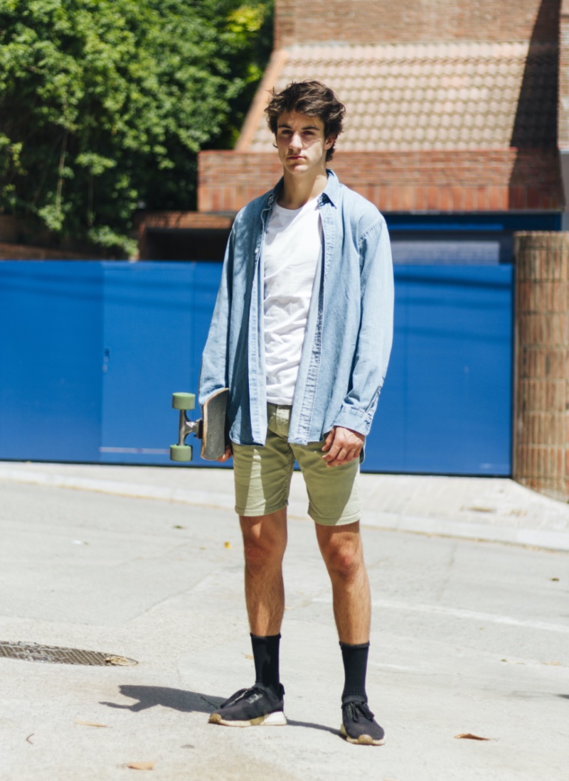 Summer Cotton Linen Short Pants Trousers For Men Casual Pockets Cargo  Shorts New