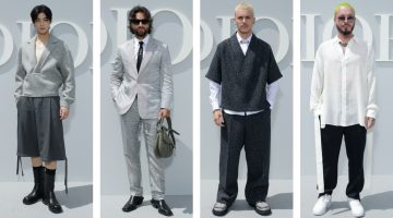 Dior Men Spring Summer 2024 Show Celebrities Style