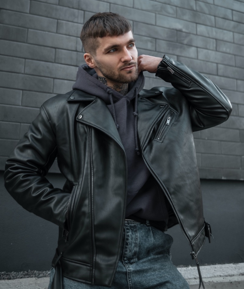 New Men's Genuine Leather Jacket Suede Real Pigskin Denim Coat for Men  MXGX20-7 on sale