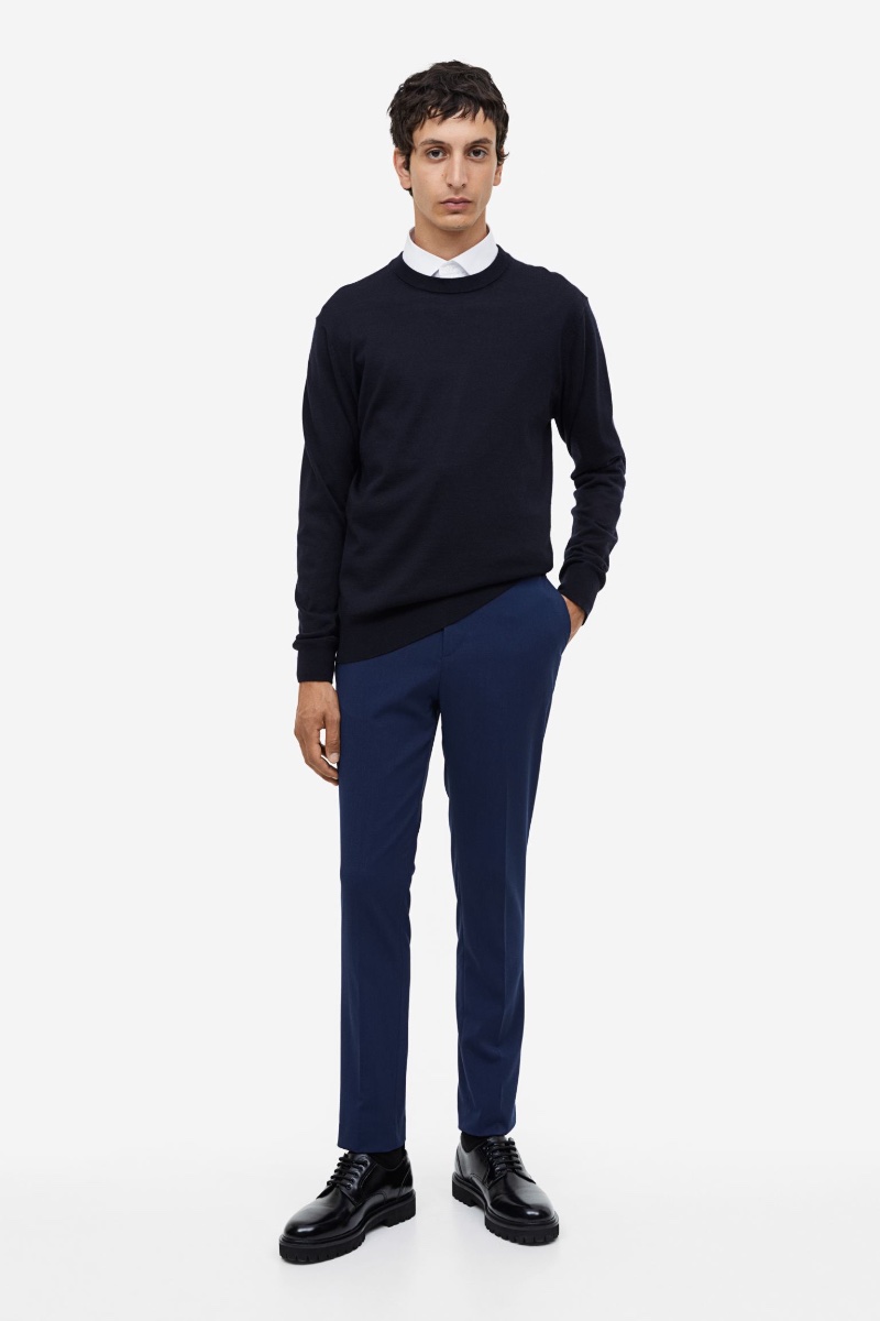 What to Wear With Grey Trousers  Blue trousers outfit, Outfit men