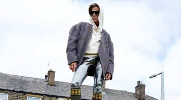 Mark Vanderloo stars in Vivienne Westwood's fall-winter 2023 campaign.