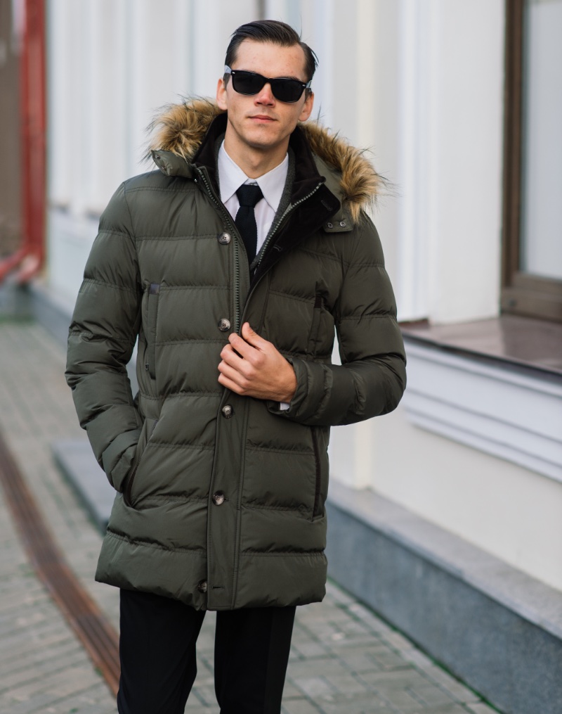 Black Sunglasses with Dark Green Puffer Jacket Outfits For Men (7 ideas &  outfits) | Lookastic