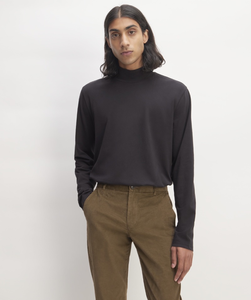 Men's Fine-knit Turtleneck Sweater Perfect for Casual or Formal
