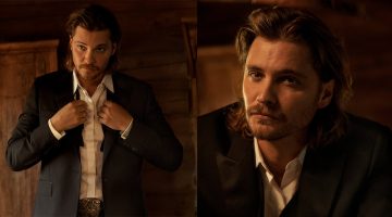 Luke Grimes Stetson Legend Cologne Campaign