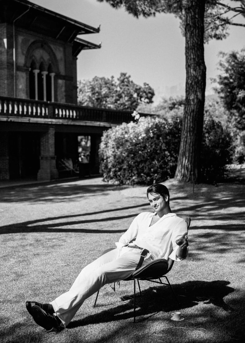 Italian Charm: Matteo Bocelli Embodies GUESS Holiday Spirit